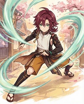 Heizou Genshin Impact Character Art